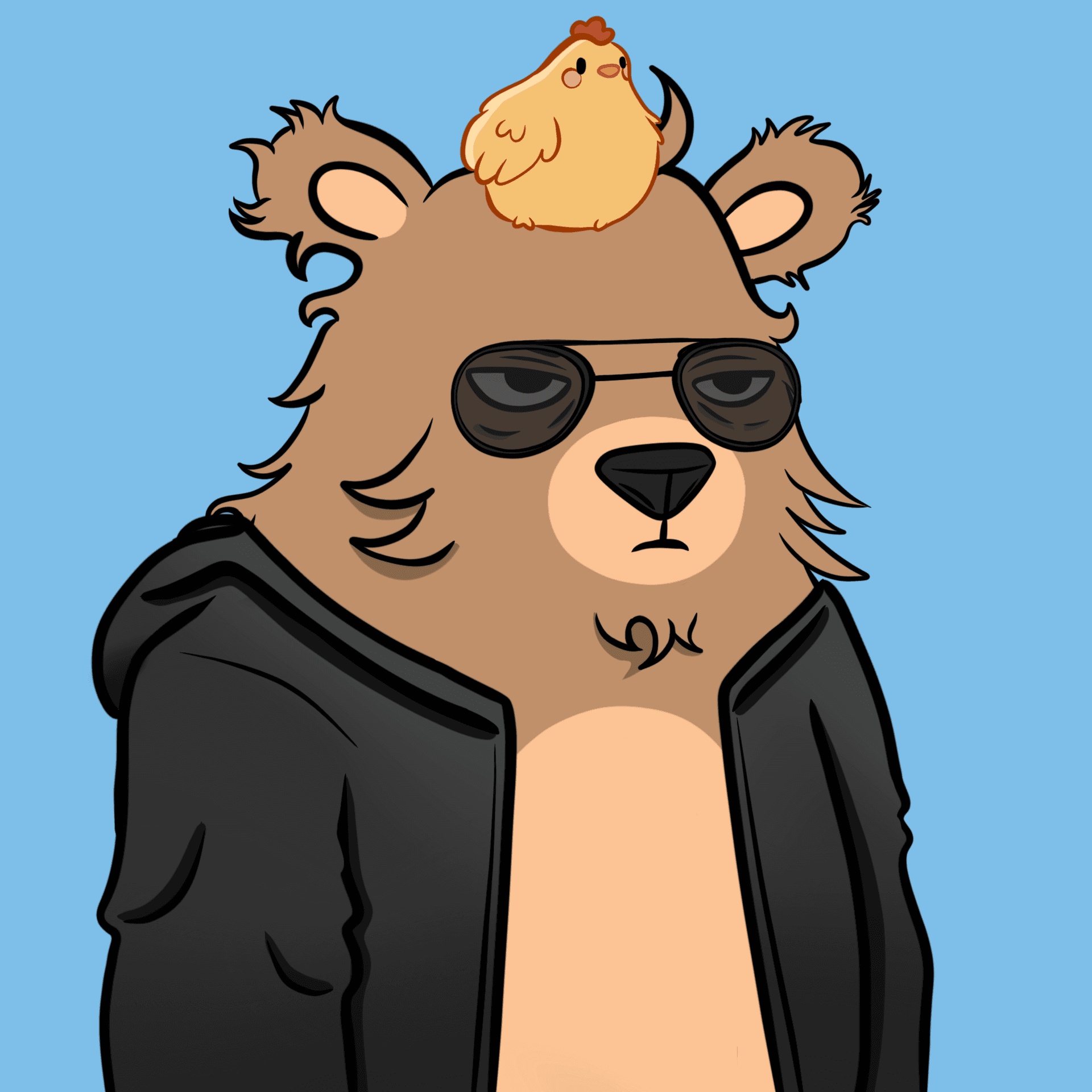Arte original de Berathoon #25, da coleção Thooon